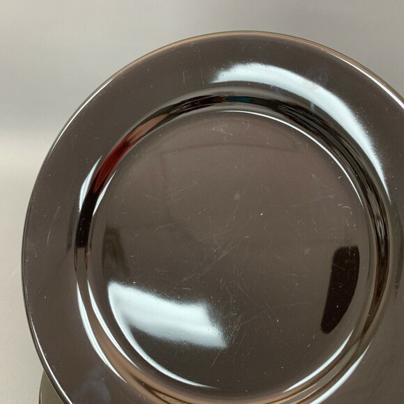 Waechtersbach Germany Black Salad Plates 8 1/2" Lot of 2 - Picture 5 of 5